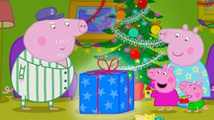 کارتون پپاپیگ - هدایای کریسمس خوک بزرگ 