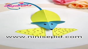 کاردستی موش با کاغذ رنگی