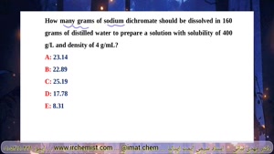 تکنیک حل سریع مسائل تعیین solutes mass در کلاس IMAT ایتالیا