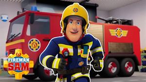 کارتون سام آتش نشان - ماشین آتش نشانی