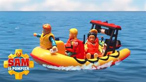 کارتون سام آتش نشان - بچه ها سوار قایق می شوند! 