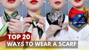 20 روش محبوب بستن روسری | روسری شیک | کراوات گلر را بپوشید