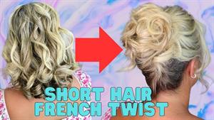 مدل موی فرانسوی برای موهای کوتاه - آموزش فرنچ پیچ مو