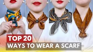 چندین روش محبوب بستن روسری | روسری شیک