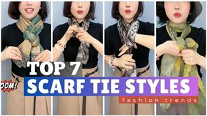 7 روش محبوب برای پوشیدن روسری 