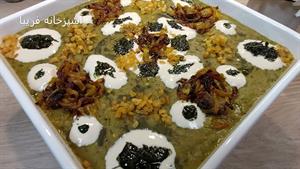 طرز تهیه آش اسفناج 