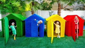 ماجرای وانیا و مانیا -خانه های کوچک چهار رنگ مخفی