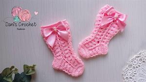 جوراب بلند بافتنی | جوراب شلواری برای نوزادان 0-3 ماهه