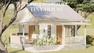 خانه کوچک مینیمالیستی 16x19 فوت (5x6 متر): خانه ای جمع و جور