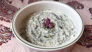 طرز تهیه بورانی اسفناج