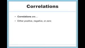 What Are Correlations