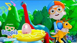 کارتون بلیپی - آهنگ دایناسور روبلکس Blippi! 