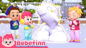 آهنگ های bebefinn  - بازی در برف 