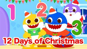 pinkfong baby shark - بیبی شارک - 12 روز کریسمس🎄