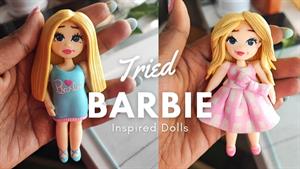 آموزش عروسک های الهام گرفته از باربی | خشت چینی سرد 