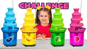 چالش خانه بازی ایوا و چهار رنگ برای بچه ها