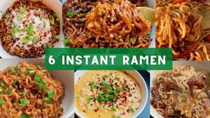 6 دستور غذای فوری رامن