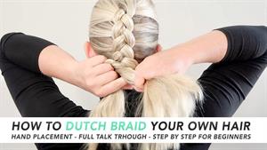 چگونه موهای خود را هلندی ببافید؟