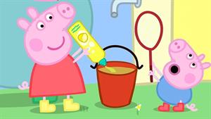 کارتون پپا پینگ - پپا و جورج با حباب ها بازی می کنند