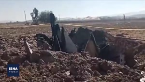 سقوط هواپیمای آموزشی سپاه در کازرون