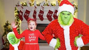 بچه های نینجا - چالش کریسمس GRINCH برای گرفتن بابا نوئل