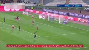 لیگ برتر ایران - خلاصه بازی پرسپولیس و نساجی