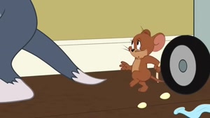 Tom and Jerry blowing balloons