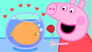 کارتون پپاپیگ - ❤️ پپا ماهی گلدیز را دوست دارد
