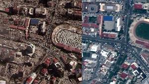 تصاویر هوایی از هاتای ترکیه بعد از زلزله