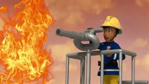 کارتون سام آتش نشان - الی با آتش مبارزه می کند