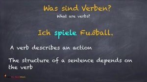 یادگیری آلمانی | افعال در آلمانی 