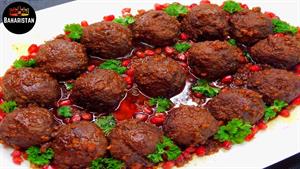 طرز تهیه کوفته ترش و شیرین غذای سنتی ایرانی