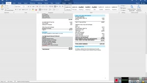USA COX UTILITY BILL TEMPLATE IN WORD AND PDF FORMAT