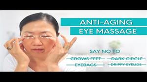 ماساژ ضد پیری چشم کاهش و جلوگیری از سیاهی پای کلاغ