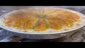 طرز تهیه معروفترین شیرینی باقلوا ترکی 