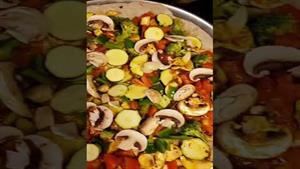 طرز تهیه پیتزا سبزیجات