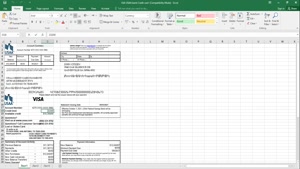 USA USAA BANK CREDIT CARD STATEMENT TEMPLATE IN EXCEL AND PD