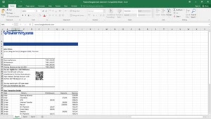 THAILAND BANGKOK BANK STATEMENT, EXCEL AND PDF TEMPLATE
