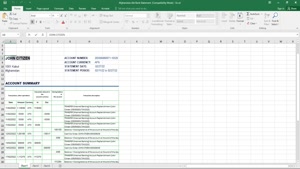 AFGHANISTAN INTERNATIONAL BANK (AIB) BANK STATEMENT TEMPLATE
