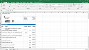 UNITED KINGDOM TSB BANK STATEMENT, EXCEL AND PDF TEMPLATE