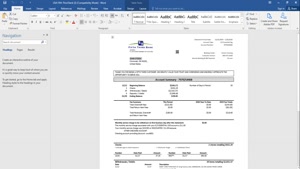USA FIFTH THIRD BANK STATEMENT IN WORD AND PDF (.DOC AND .PD
