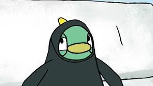 کارتون سارا و اردک کوچولو.این قسمت سارا و پنگوئنها
