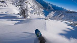 عبور از هلی در اسکی سواری 