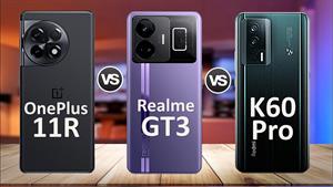 OnePlus 11R Vs Realme GT3 Vs Xiaomi Redmi K60 Pro