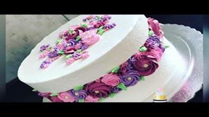 طرز تهیه کیک با دهانه گل رز 
