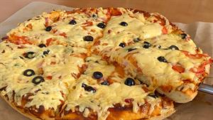 آموزش پیتزا خوشمزه ایتالیایی پر پنیر 