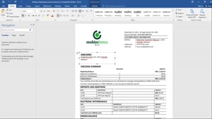 FAKE MOLDOVA MOBIASBANCA BANK STATEMENT TEMPLATE 