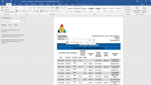FAKE MYANMAR INNWA BANK STATEMENT TEMPLATE 