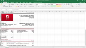 BRUNEI CIMB BANK STATEMENT TEMPLATE IN EXCEL AND PDF FORMAT 