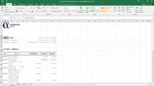 LUXEMBOURG ADVANZIA BANK STATEMENT EXCEL AND PDF TEMPLATE